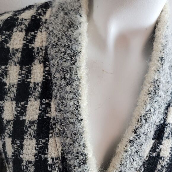 CANVASBACKS Checkered Wool Cardigan - Picture 5 of 8
